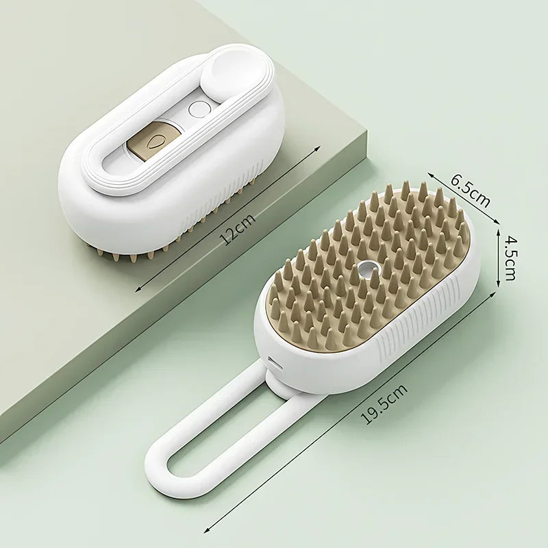 Steam Pet Deshedding & Massage Brush