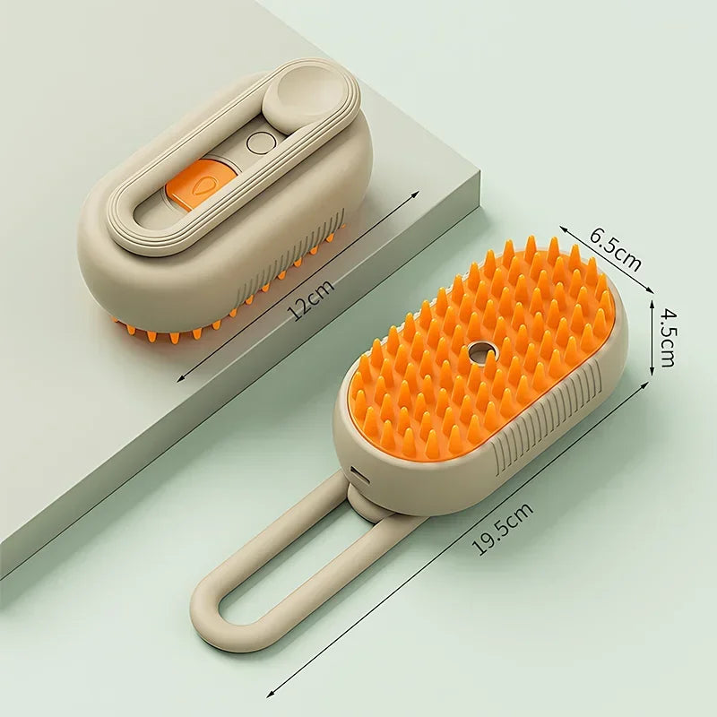 Steam Pet Deshedding & Massage Brush