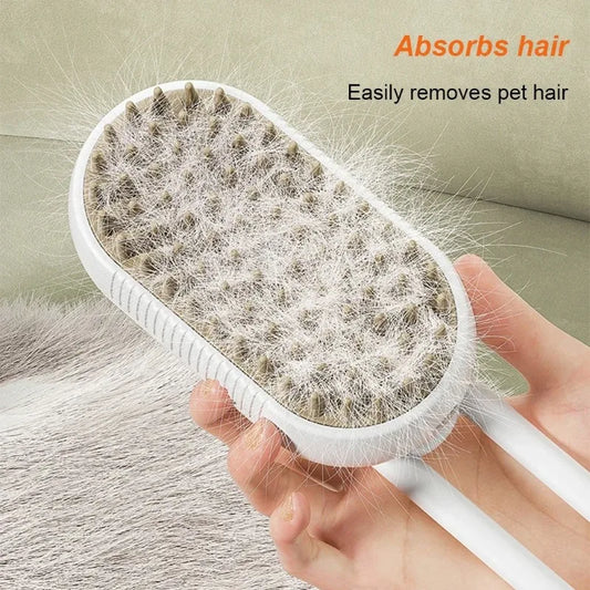 Steam Pet Deshedding & Massage Brush