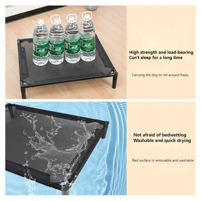 Pet bed that is portable for dogs and cats, suitable for all seasons, breathable and cool in summer, moisture-resistant