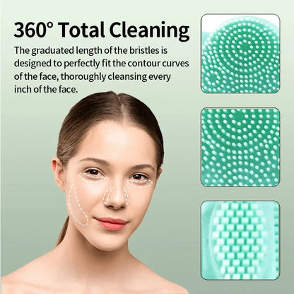 in-1 Silicone Face Cleansing Brush