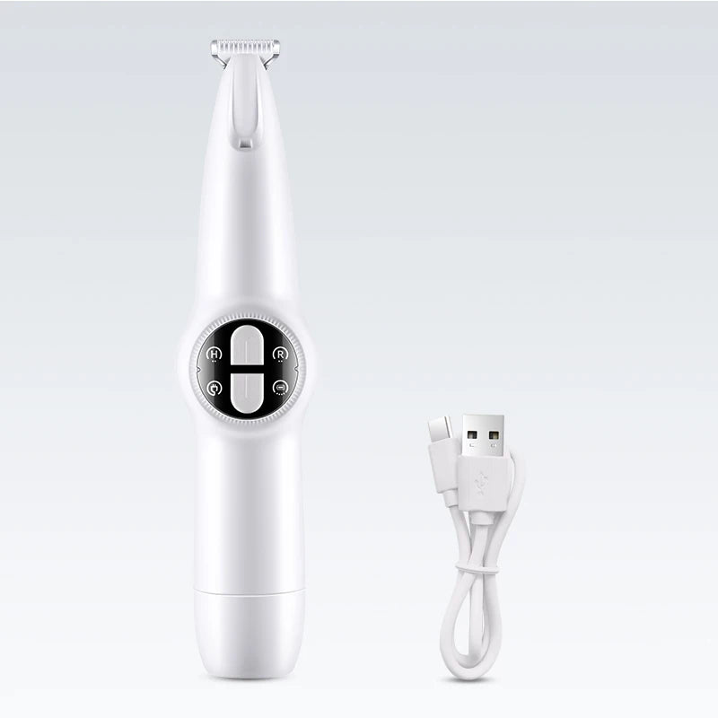New pet nail hair scissors, fully waterproof with LED movement.