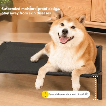 Pet bed that is portable for dogs and cats, suitable for all seasons, breathable and cool in summer, moisture-resistant