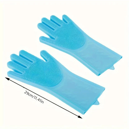 Dog and cat bathing scrub glove