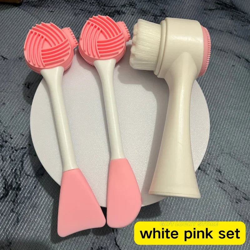 in-1 Silicone Face Cleansing Brush