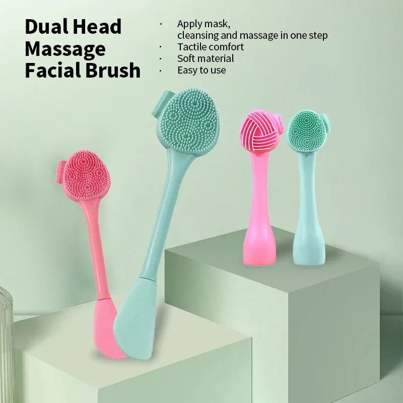 in-1 Silicone Face Cleansing Brush